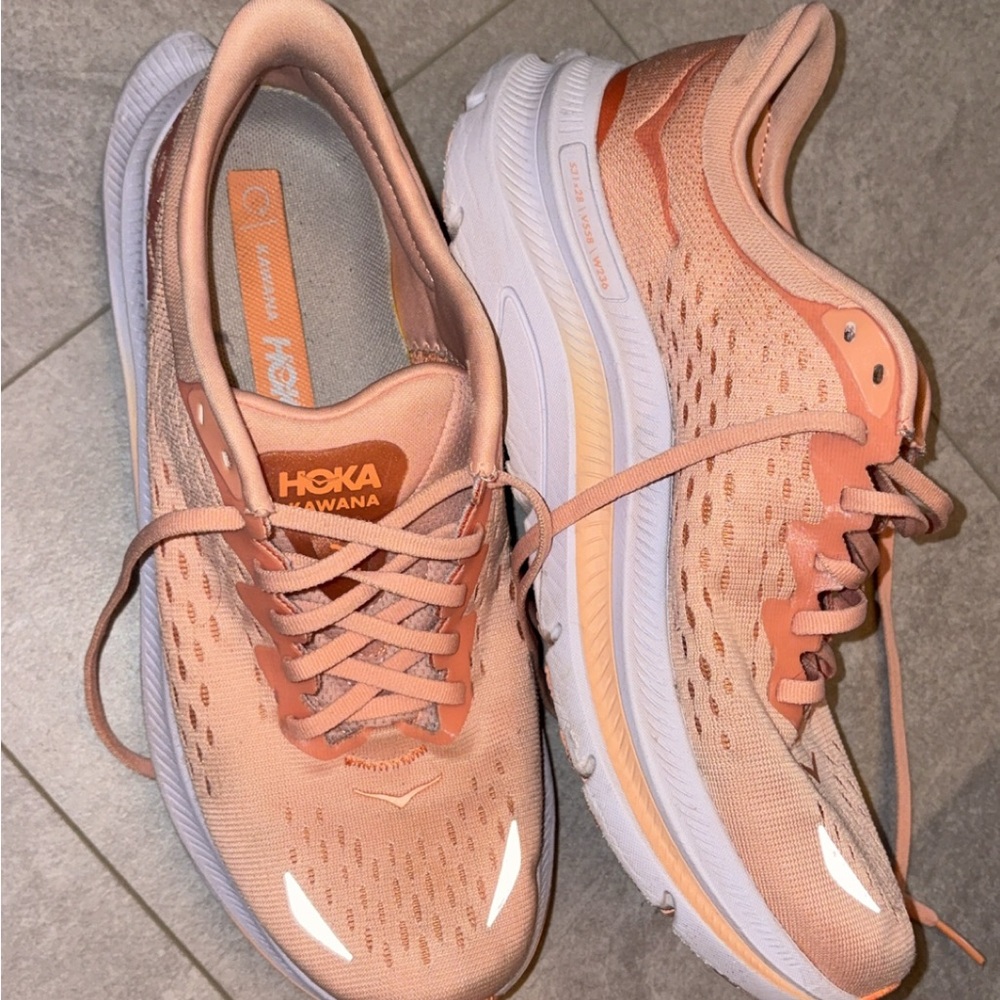 Hoka Women's Tan Running Shoes
